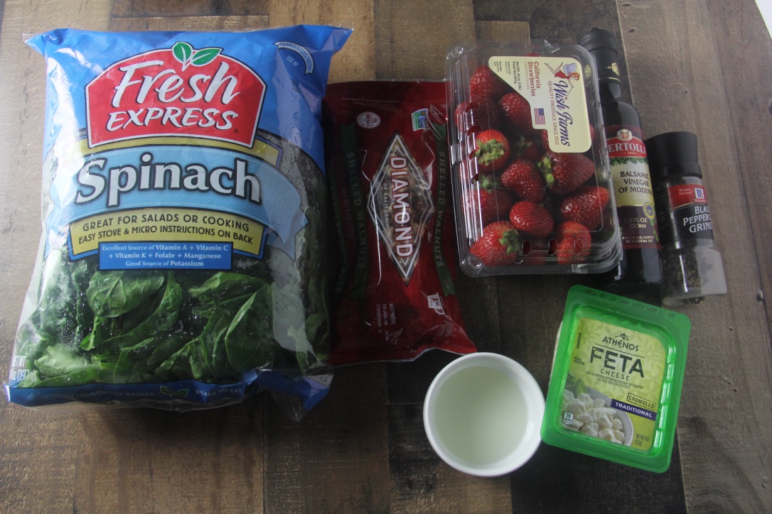 Strawberry Feta Salad Ingredients